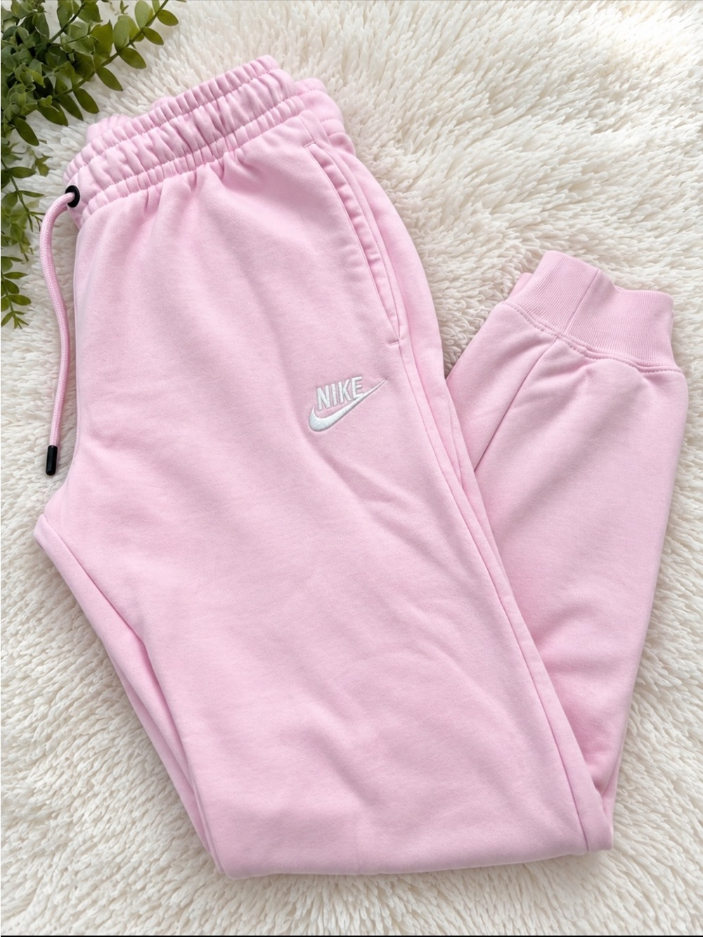 Nike Sportswear Pink Fleece Jogger Sweatpants Women’s XS